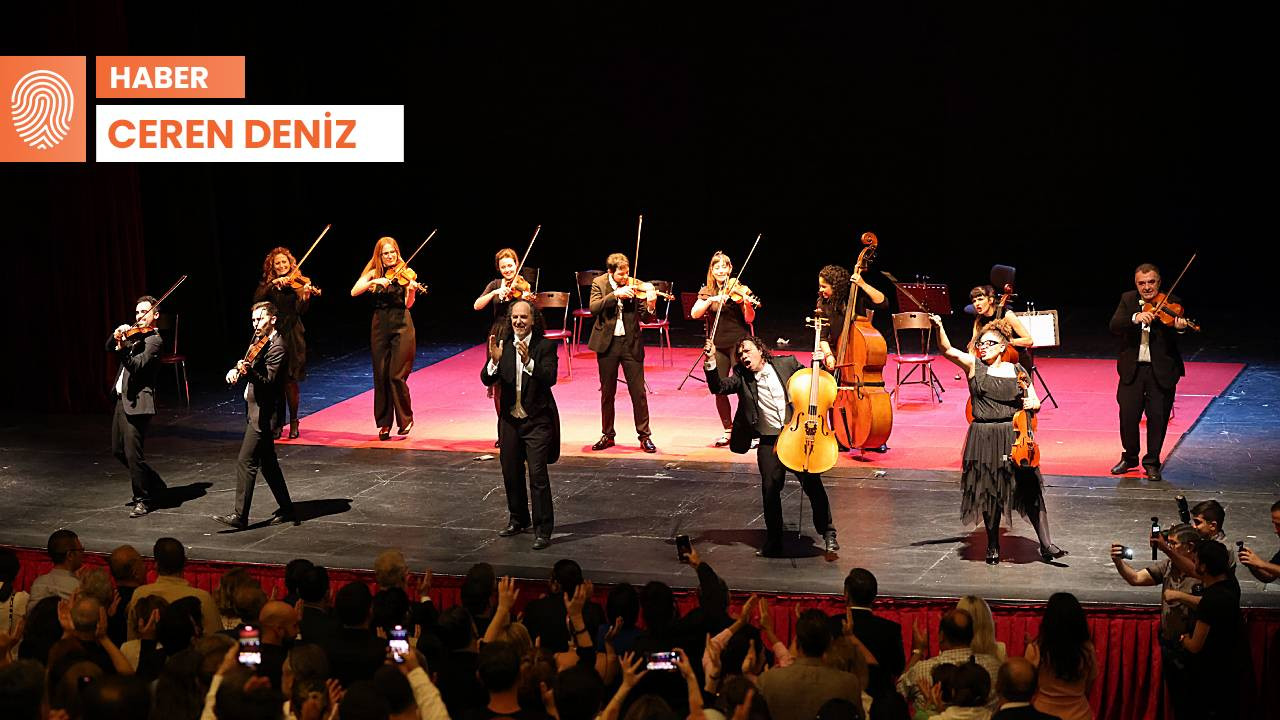 Müzik ve mizahı buluşturan Orthemis Orkestrası Antalya’da sahne aldı