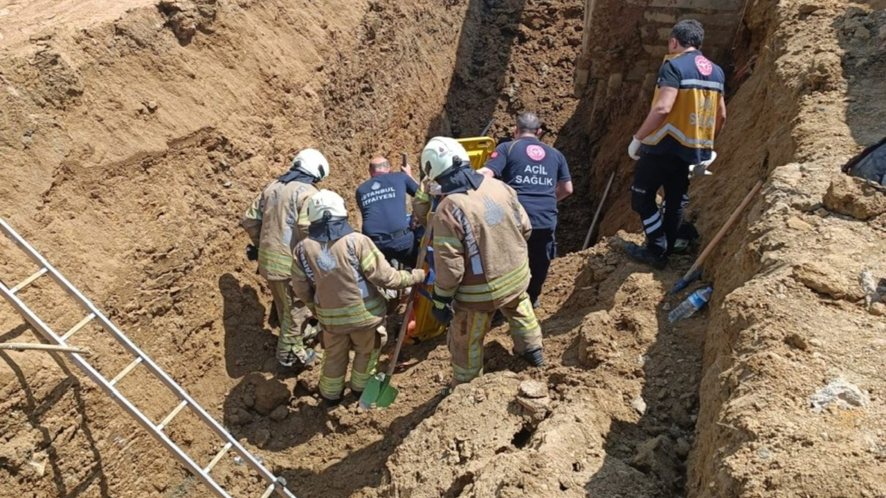 Tuzla'da inşaat alanında 3 işçi göçük altında kaldı