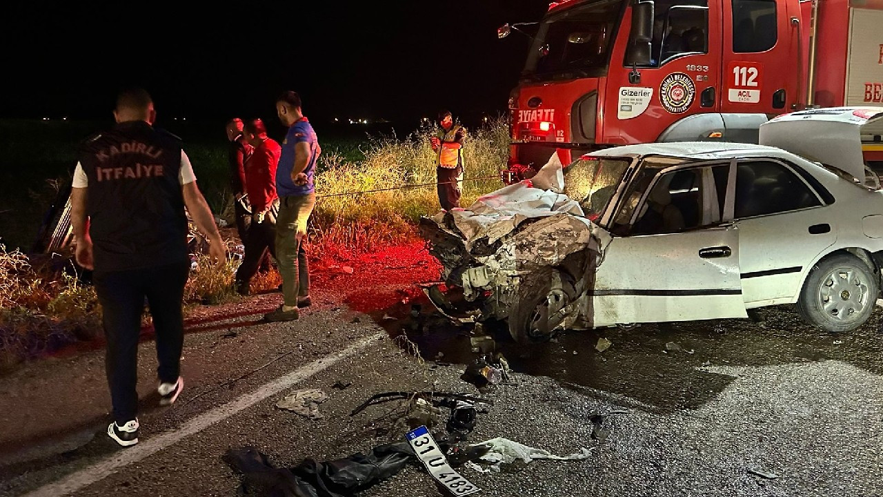 Osmaniye'de trafik kazası: 2 kişi öldü, 2 kişi yaralandı