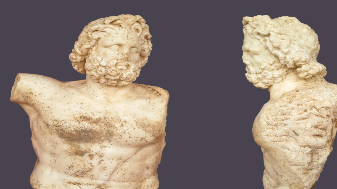 Bakan duyurdu: Zeus ve Aphrodite heykelleri bulundu