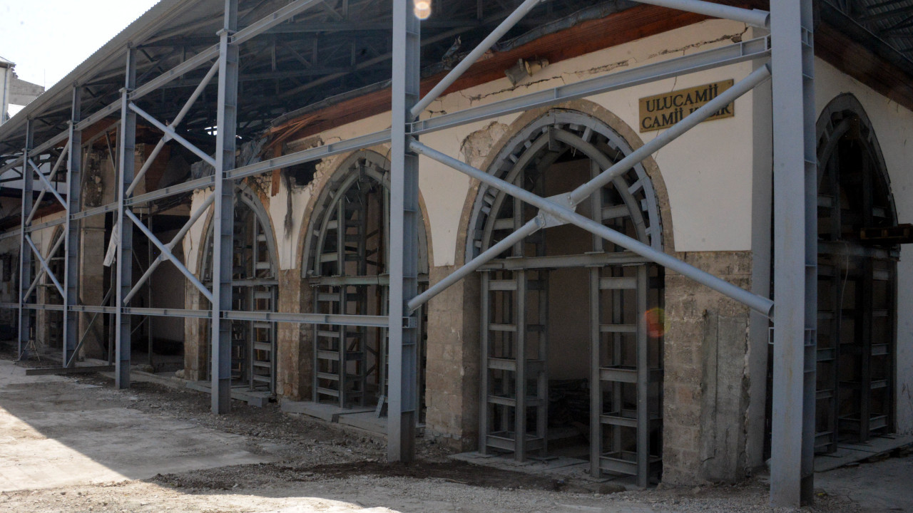 Depremde hasar alan Maraş Ulu Cami'nin 2025'te açılması planlanıyor