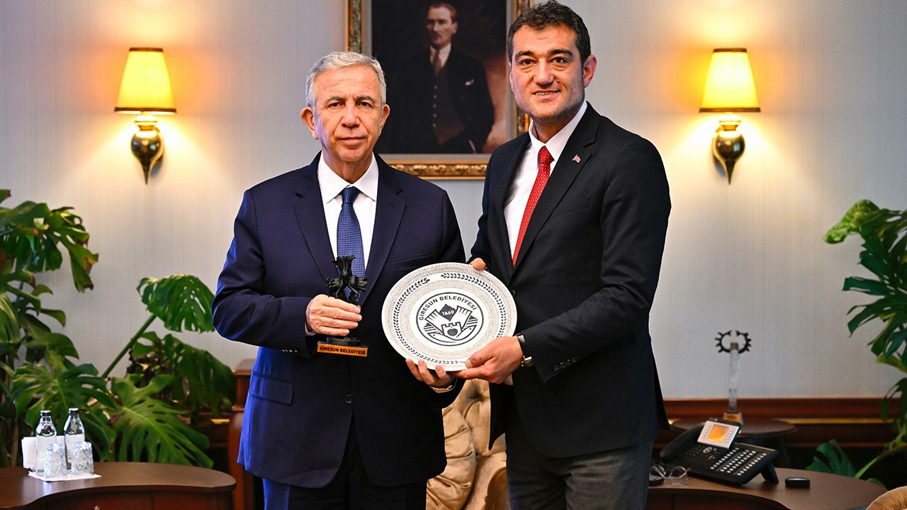 Giresun Belediye Başkanı Köse, Mansur Yavaş’ı ziyaret etti