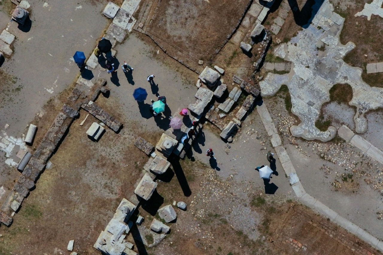 Laodikya Antik Kenti drone ile görüntülendi - Sayfa 1