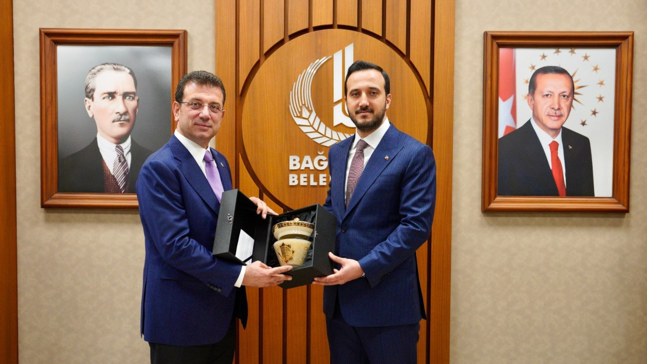 İmamoğlu'ndan Bağcılar Belediye Başkanı Özdemir’e tebrik ziyareti