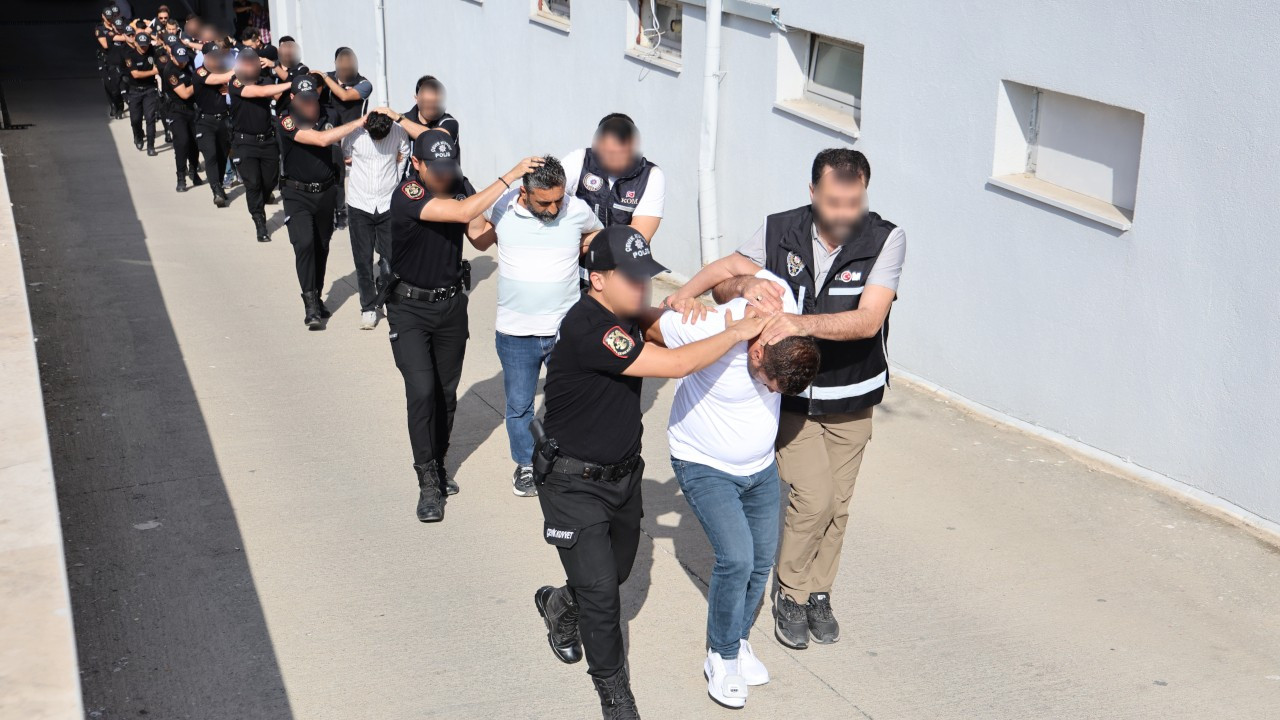 'Altınyüzük' suç örgütüne operasyon: 28 kişi tutuklandı