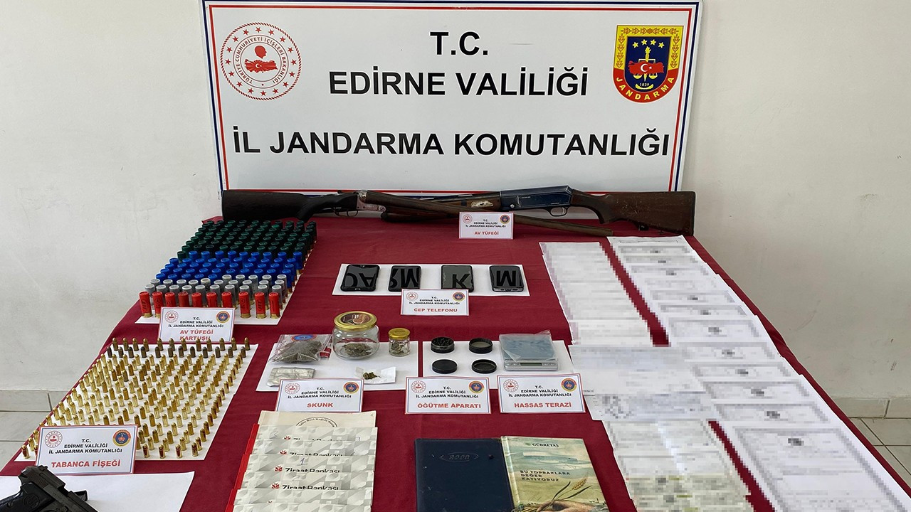 Edirne'de tefecilik operasyonu: 4 gözaltı