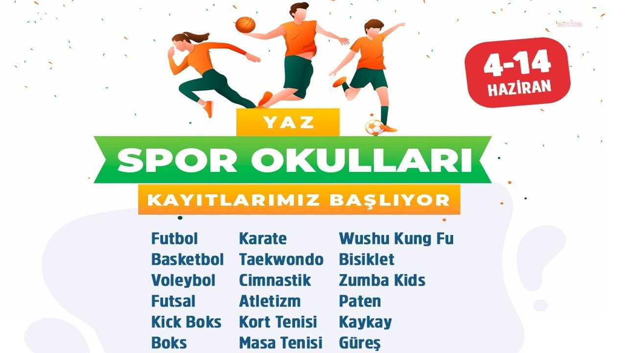 Esenyurt Belediyesi Yaz Spor Okulları kayıtları 4 Haziran'da başlıyor