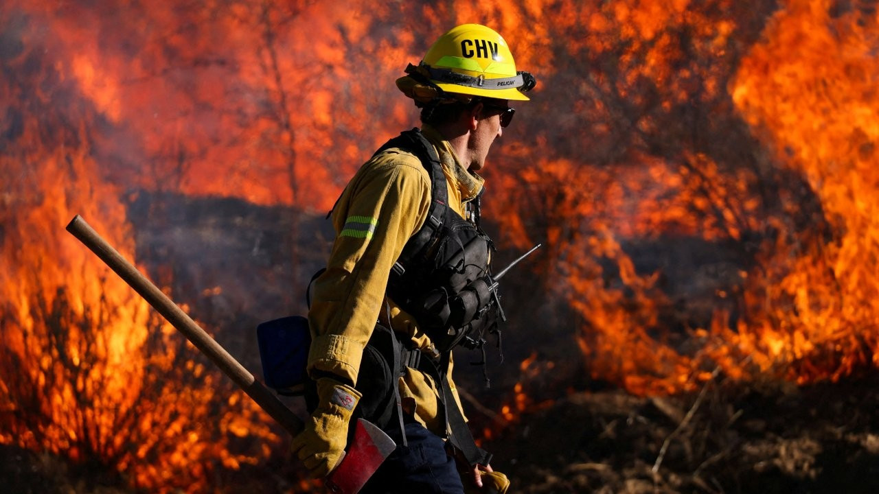 Kaliforniya'da 57 kilometrekarelik alan yandı