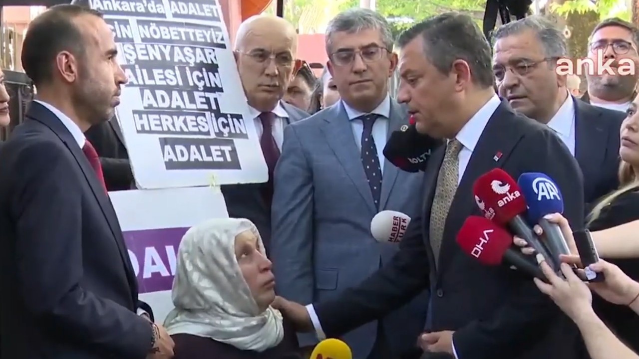 Özgür Özel, Emine Şenyaşar'ı ziyaret etti: Cumhurbaşkanı'na ileteceğim