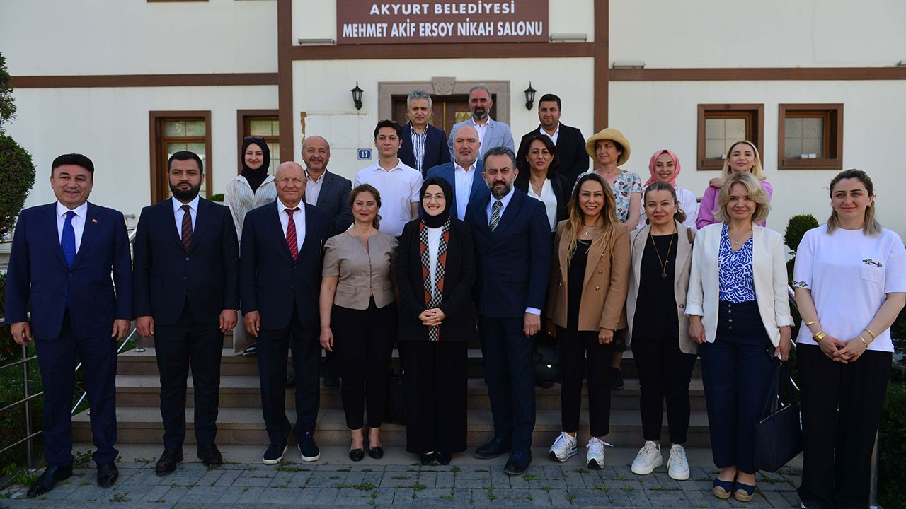 Ankara Kent Konseyi, Akyurt Belediye Başkanı’nı ziyaret etti