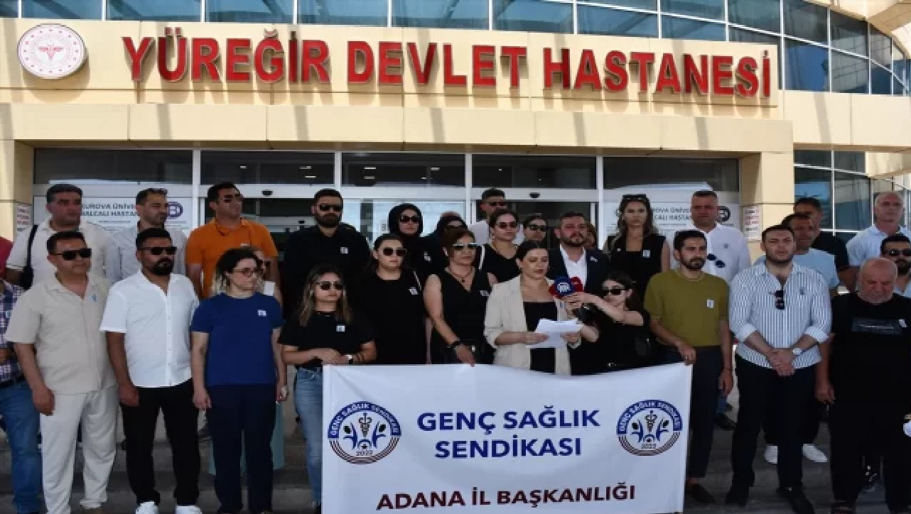 Adana'da hemşire Saniye Arslan'ın öldürülmesi protesto edildi
