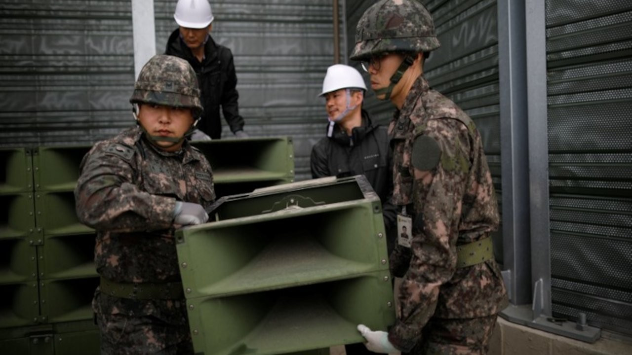 Güney Kore'den 6 yıl sonra bir ilk: Kuzey Kore sınırındaki hoparlör yayınları yeniden başladı