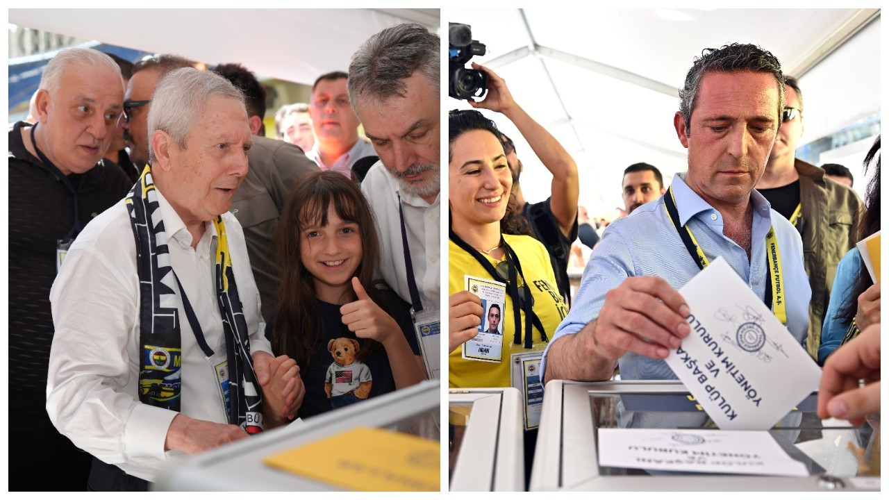 Fenerbahçe'de seçim günü: Ali Koç ve Aziz Yıldırım oy kullandı
