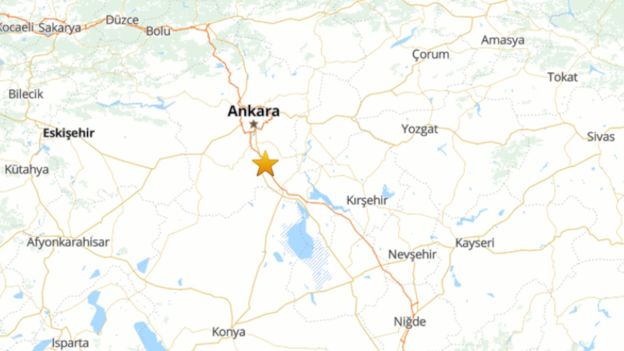 Ankara'da deprem: 3.7