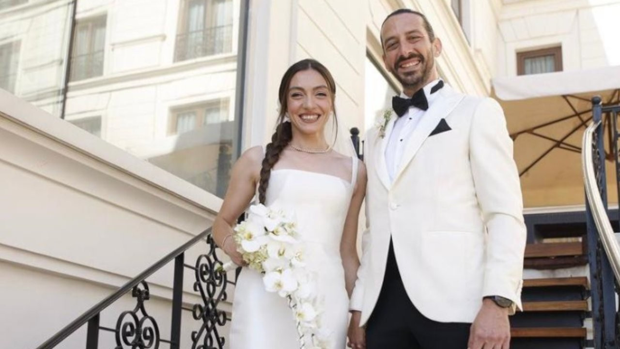 Merve Dizdar ile Cihan Ayger evlendi