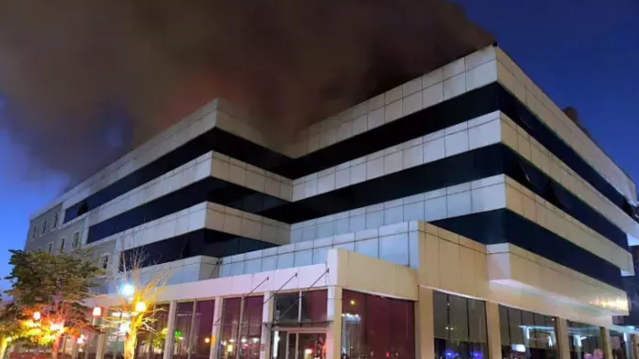 Termal otelde yangın: 4 saatte söndürüldü