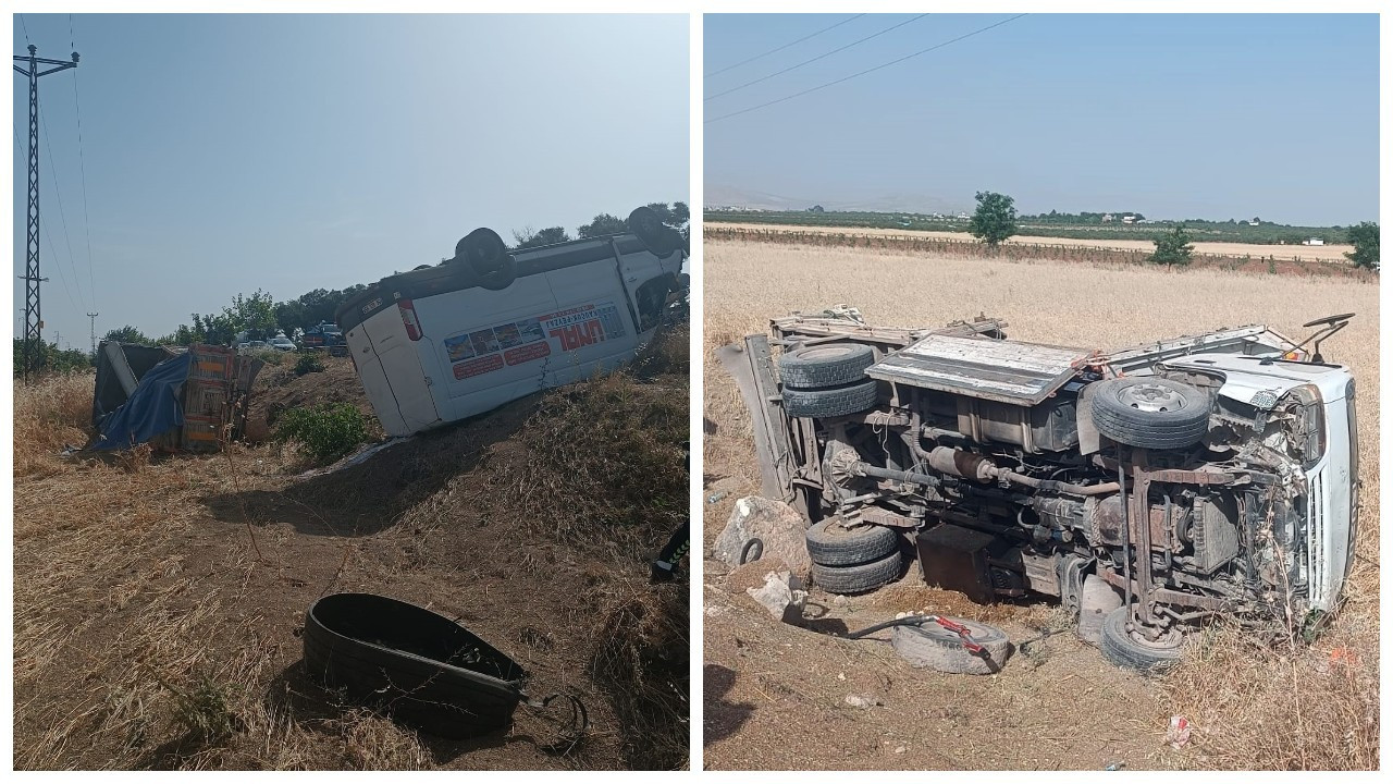 Urfa'da 2 araç şarampole devrildi: 1 ölü, 2 yaralı
