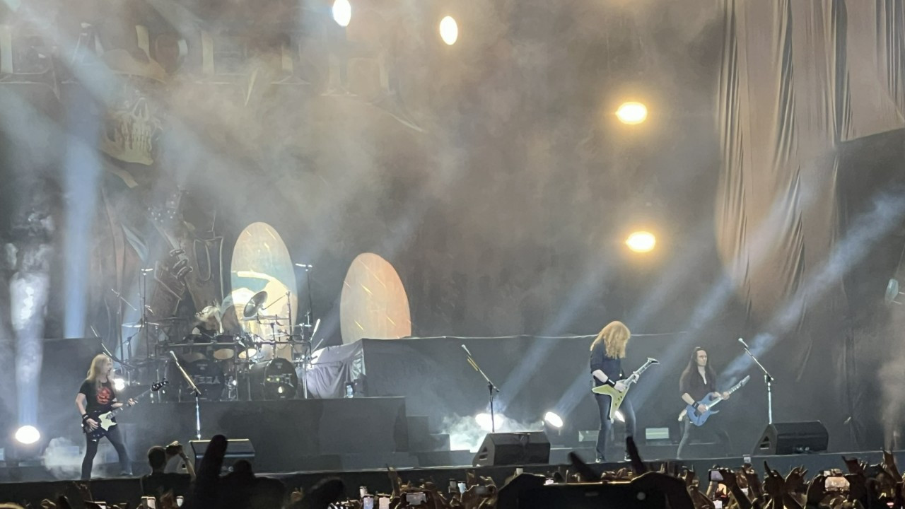 İstanbul'da Megadeth fırtınası esti