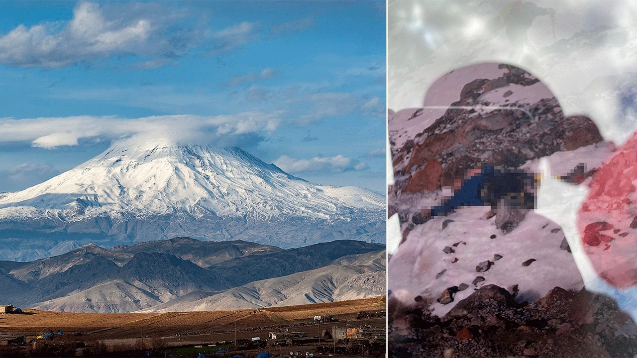 Ağrı Dağı'nda ölüm: İranlı dağcı zirveden dönerken düştü