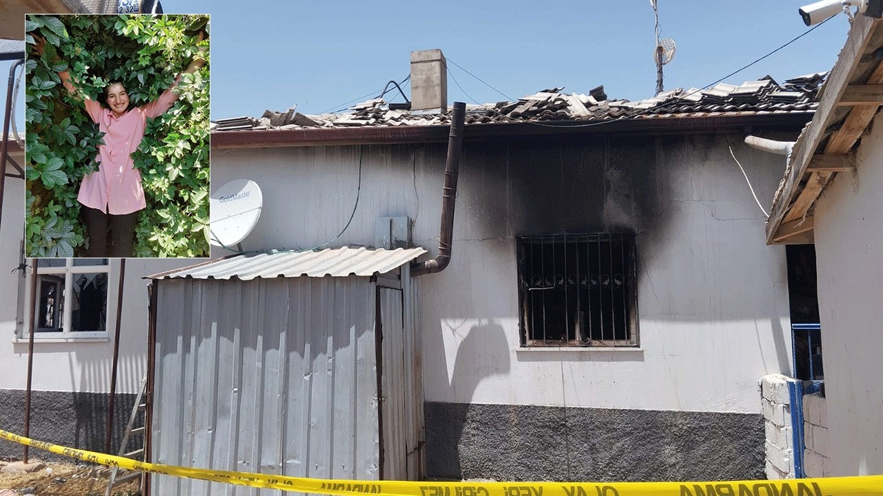 Evde çıkan yangında dumandan etkilenen 14 yaşındaki Merve öldü
