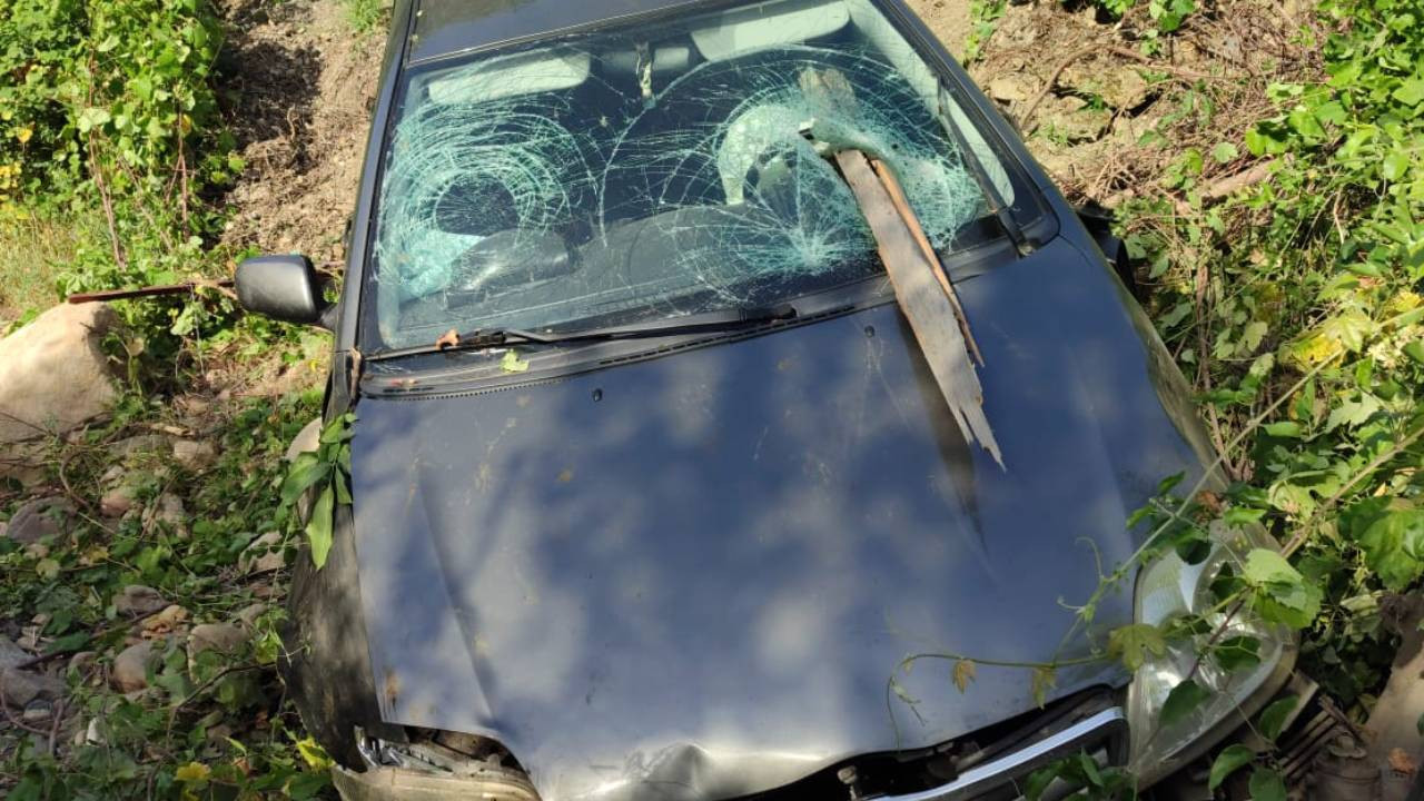 Sinop'ta bahçeye devrilen otomobilin çarptığı kadın öldü