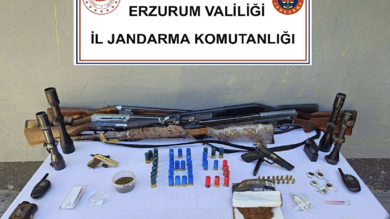 Erzurum ve Rize'de eş zamanlı operasyon: 4 şüpheli tutuklandı