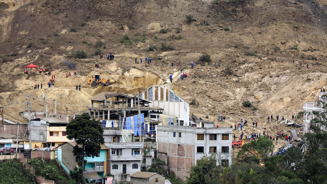 Ekvador'da heyelan: 6 kişi öldü, çok sayıda kayıp var