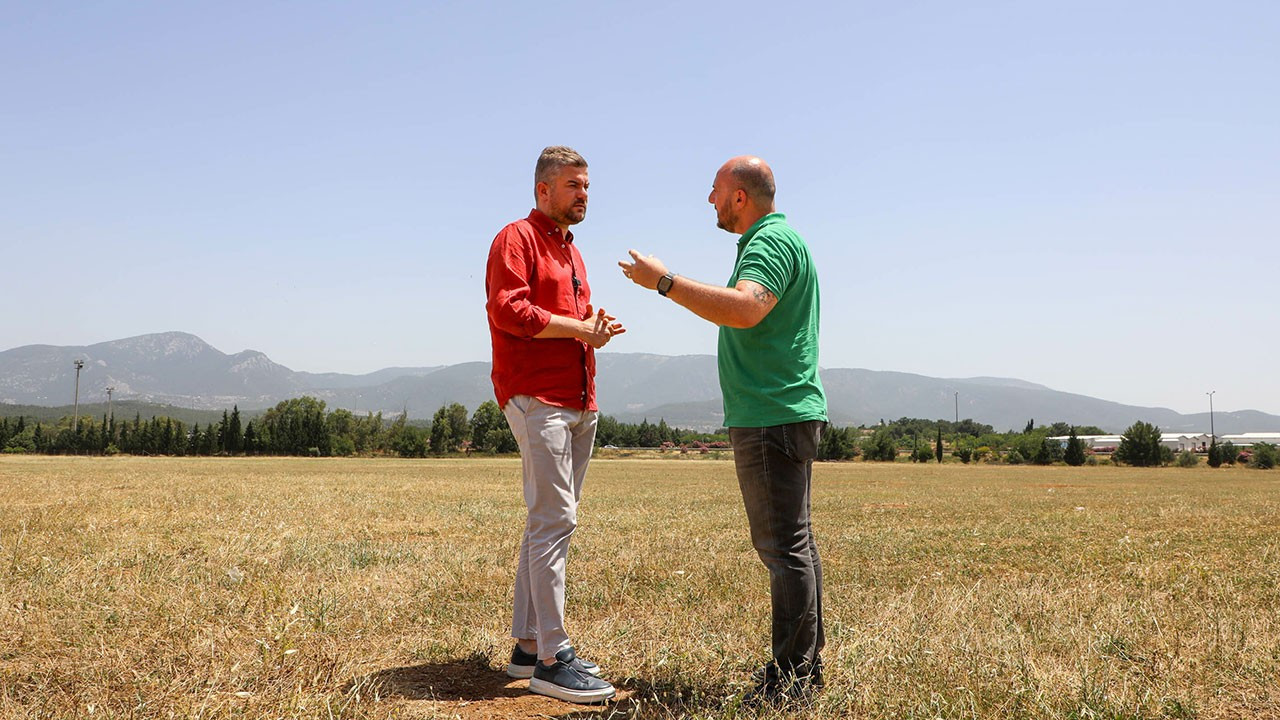66 bin metrekarelik araziyi tarım yapılması için belediyeye bağışladı