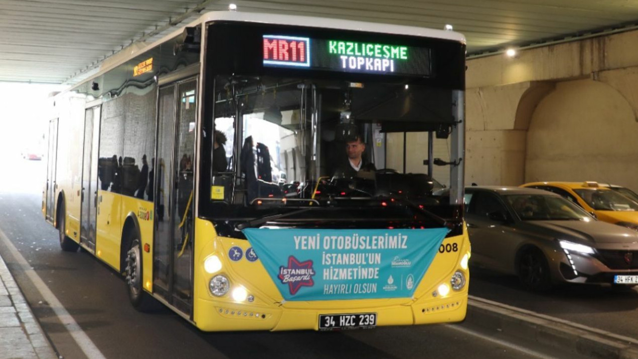 İstanbul'da 35 yeni otobüs hizmete başladı