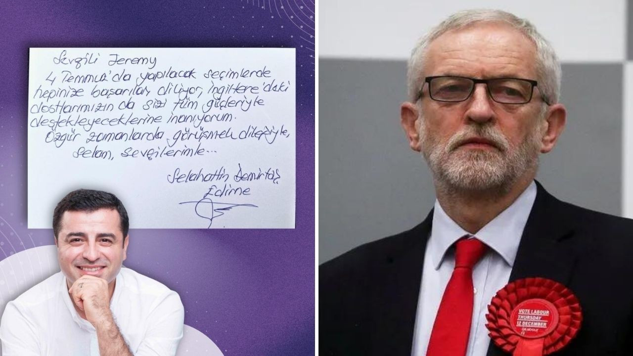 Jeremy Corbyn'den Selahattin Demirtaş'a teşekkür mesajı