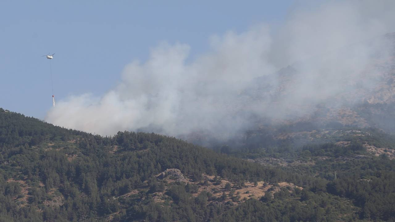 Spil Dağı Milli Parkı’nda çıkan yangın kontrol altına alındı