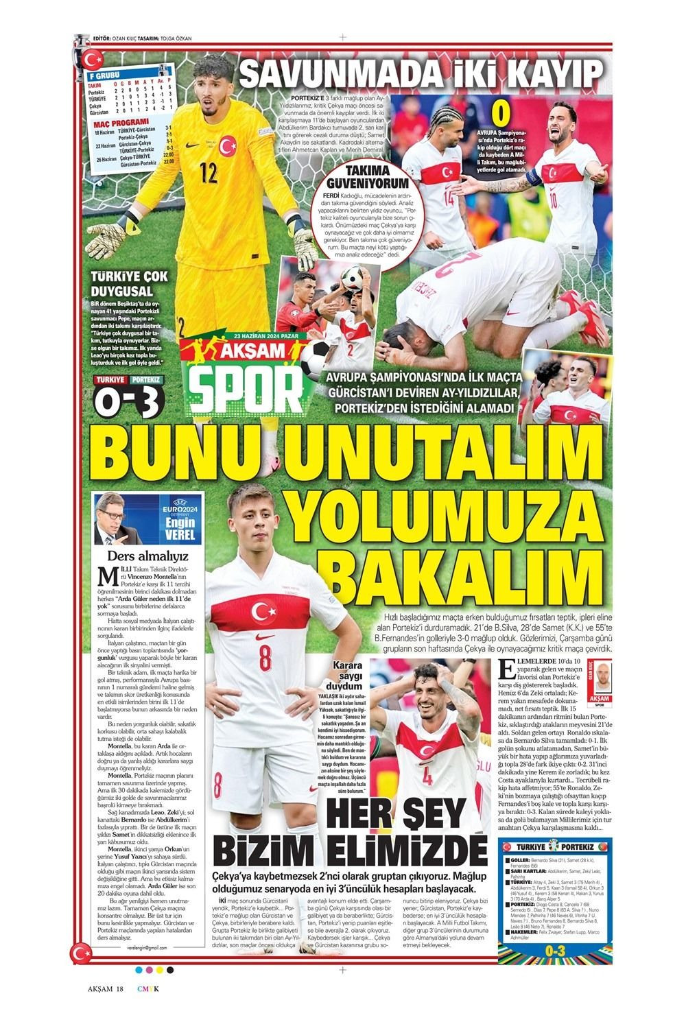 Günün spor manşetleri: '3 gollü felaket' - Sayfa 2