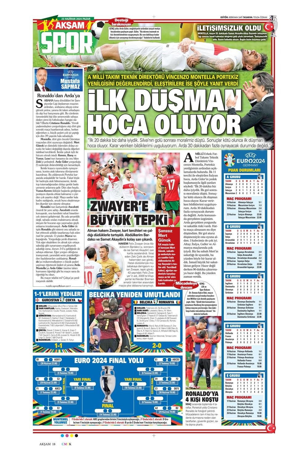 Günün spor manşetleri: '3 gollü felaket' - Sayfa 3