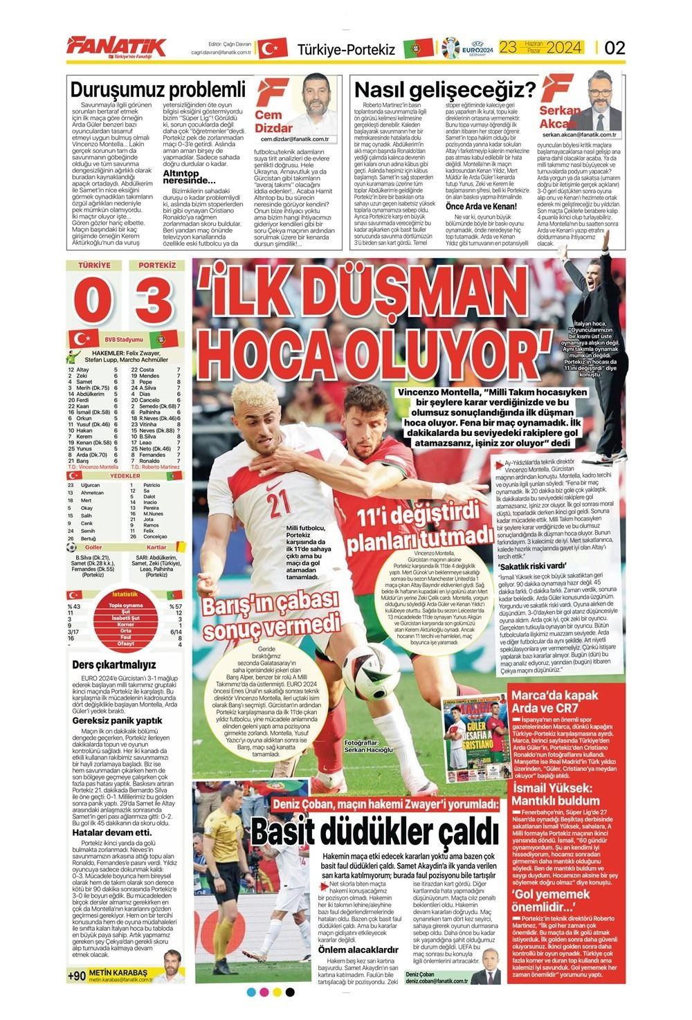 Günün spor manşetleri: '3 gollü felaket' - Sayfa 4