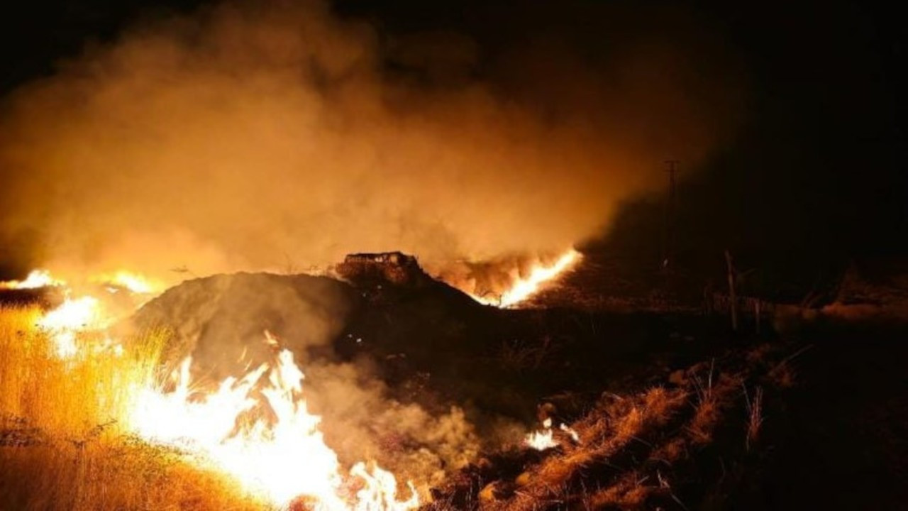 İdil'de söndürülen yangın tekrar alevlendi: 7 köy tehlikede