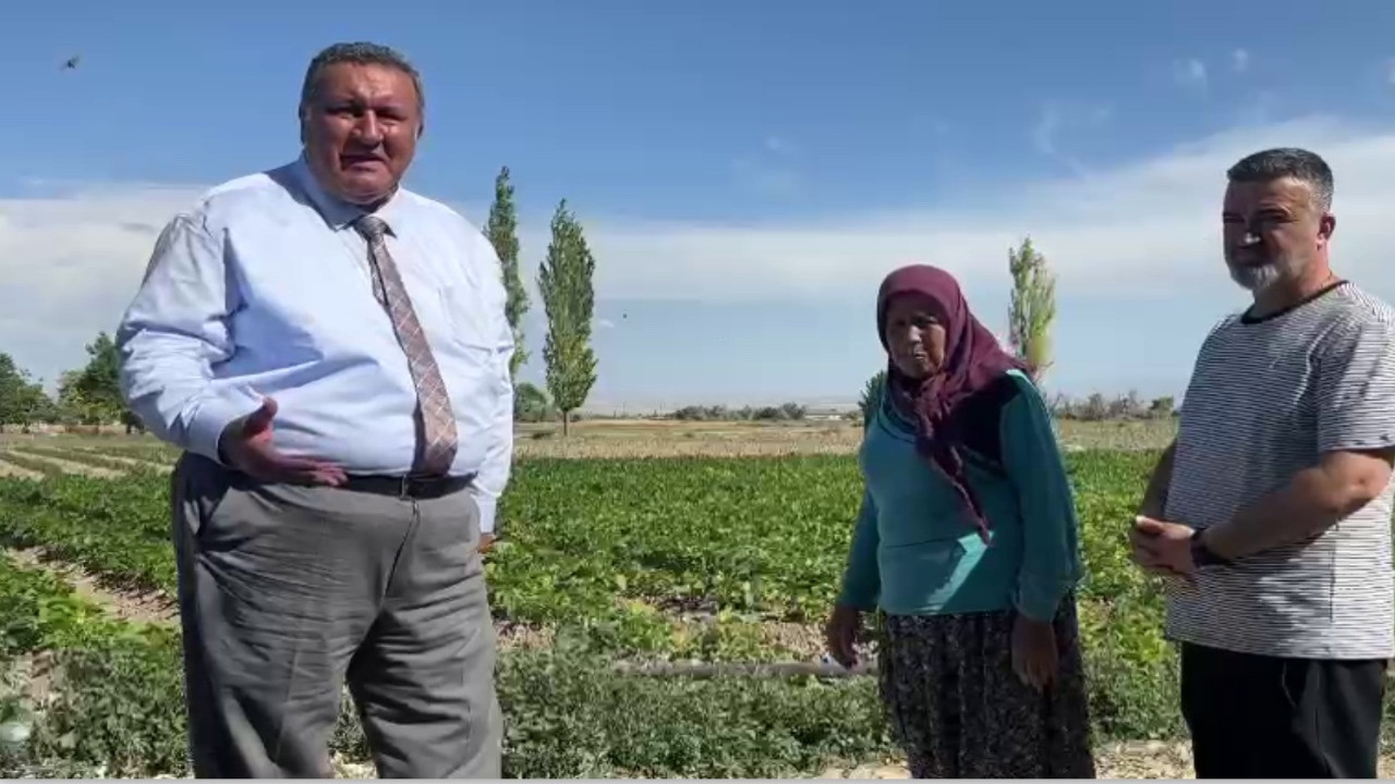 CHP'li Gürer'den çiftçiye ziyaret: 40 senemi verdim, oturacak evim yok