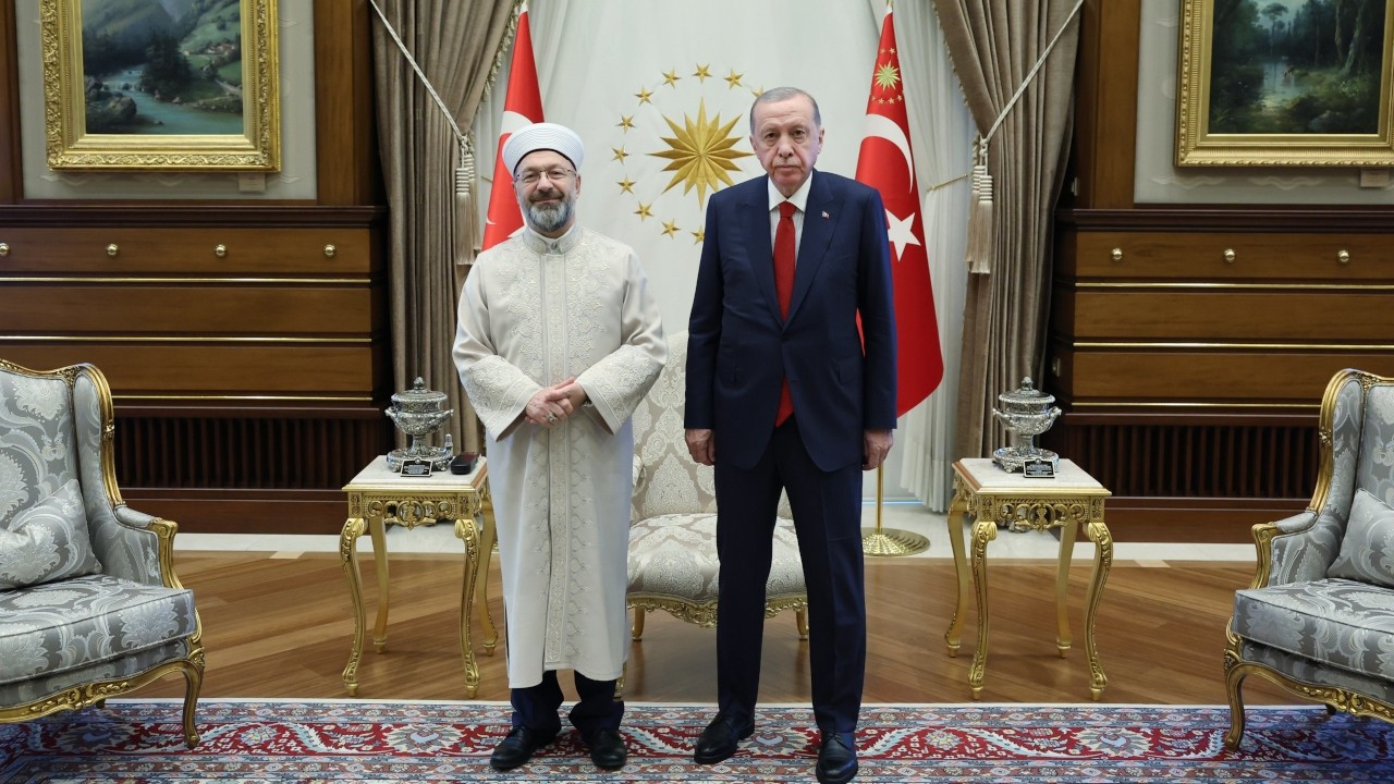 Cumhurbaşkanı Erdoğan Ali Erbaş ile görüştü
