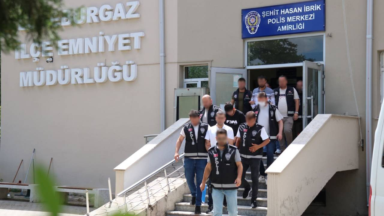 Kırklareli'nde suç örgütüne yönelik operasyon: 5 kişi tutuklandı