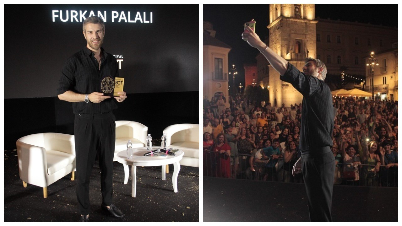 Furkan Palalı'ya İtalya'da 'En İyi Uluslararası Erkek Oyuncu' ödülü