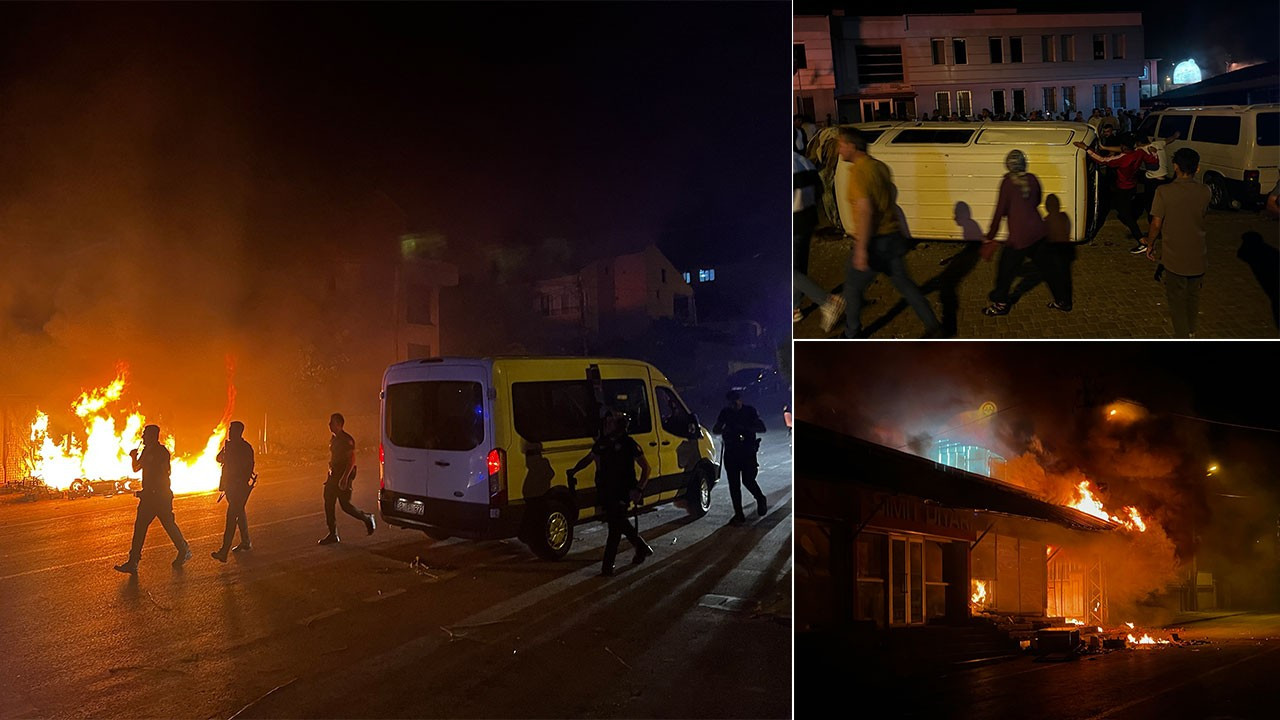 Kayseri'de çocuğa istismar iddiası: İş yerleri ateşe verildi