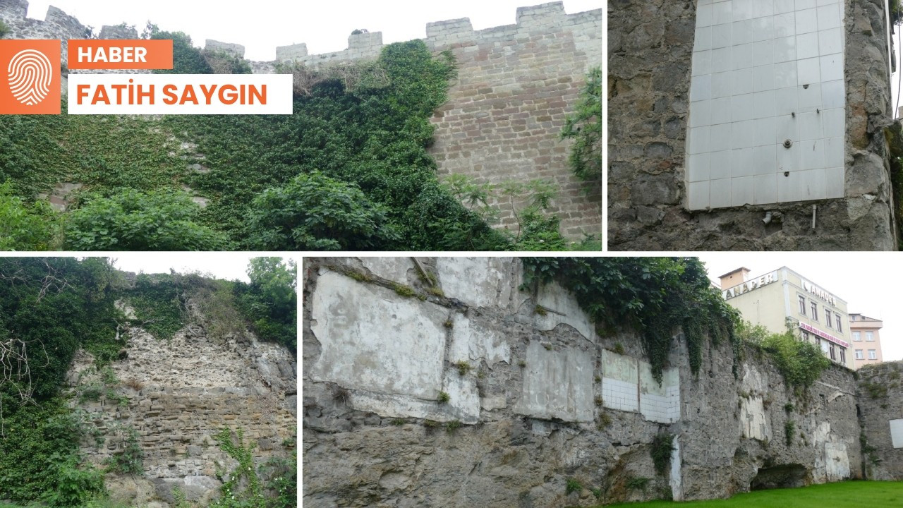 2500 yıllık surlar fayans döşeli: Sarmaşıklar büyüyor, kale dökülüyor