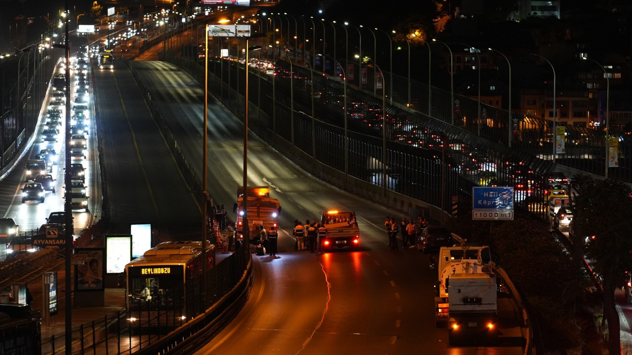 Haliç Köprüsü Mecidiyeköy istikameti trafiğe kapatıldı