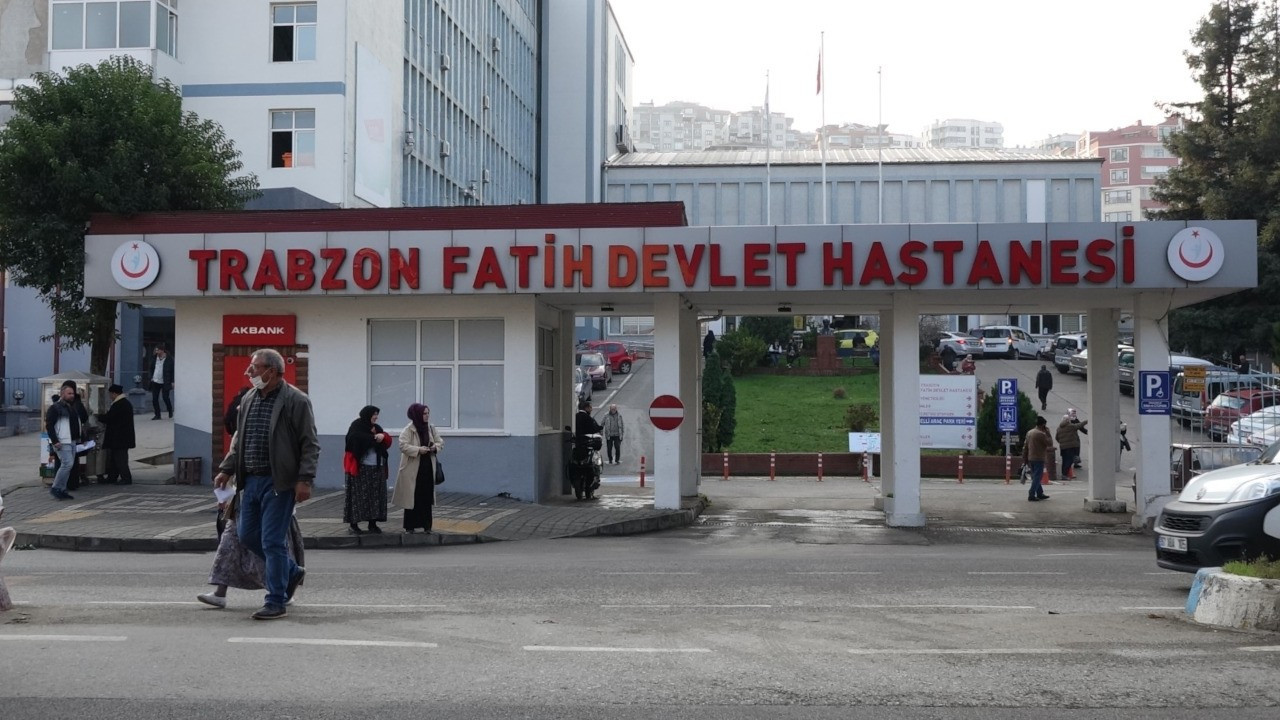 Trabzon'da rapor vermeyen doktora saldırı