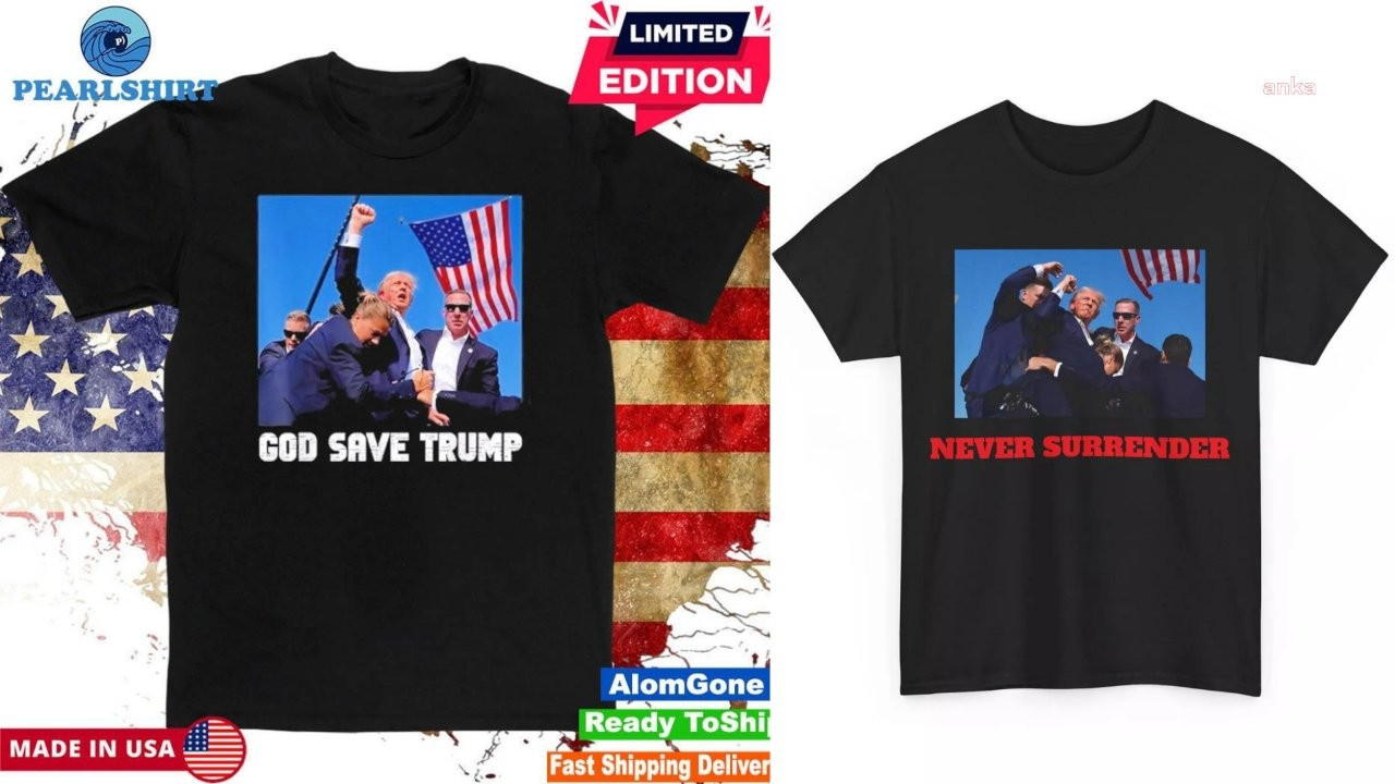 20 dolara 'suikast' tişörtü: Trump'ın fotoğrafını bastılar