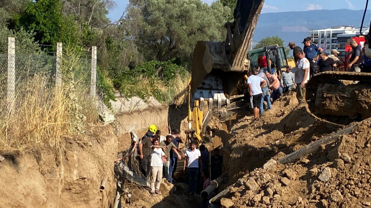 DSİ kazısında göçük: 3 işçi öldü