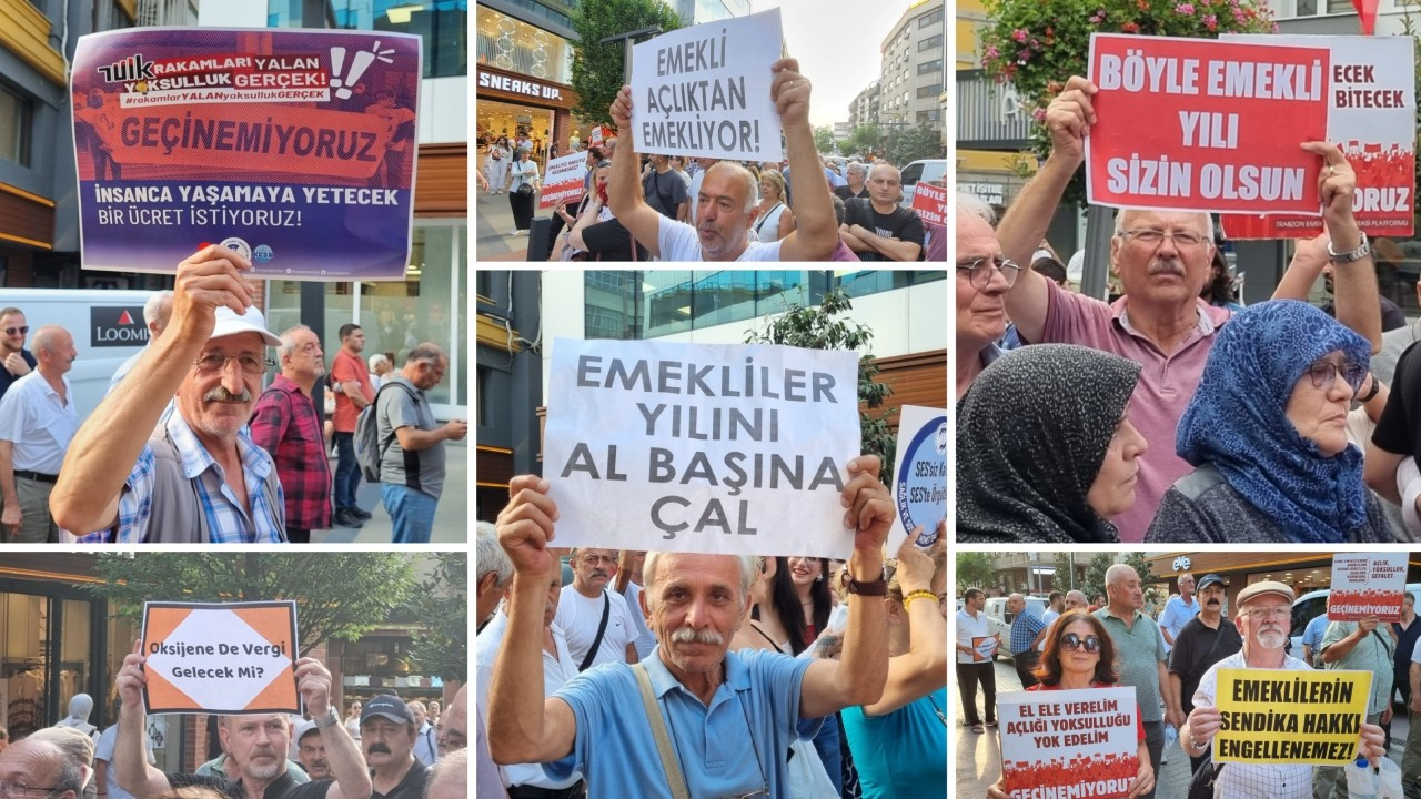 Trabzonlular yoksulluğa karşı sokakta: 'Halkın parası TÜİK'le çalınıyor, patronlara aktarılıyor'