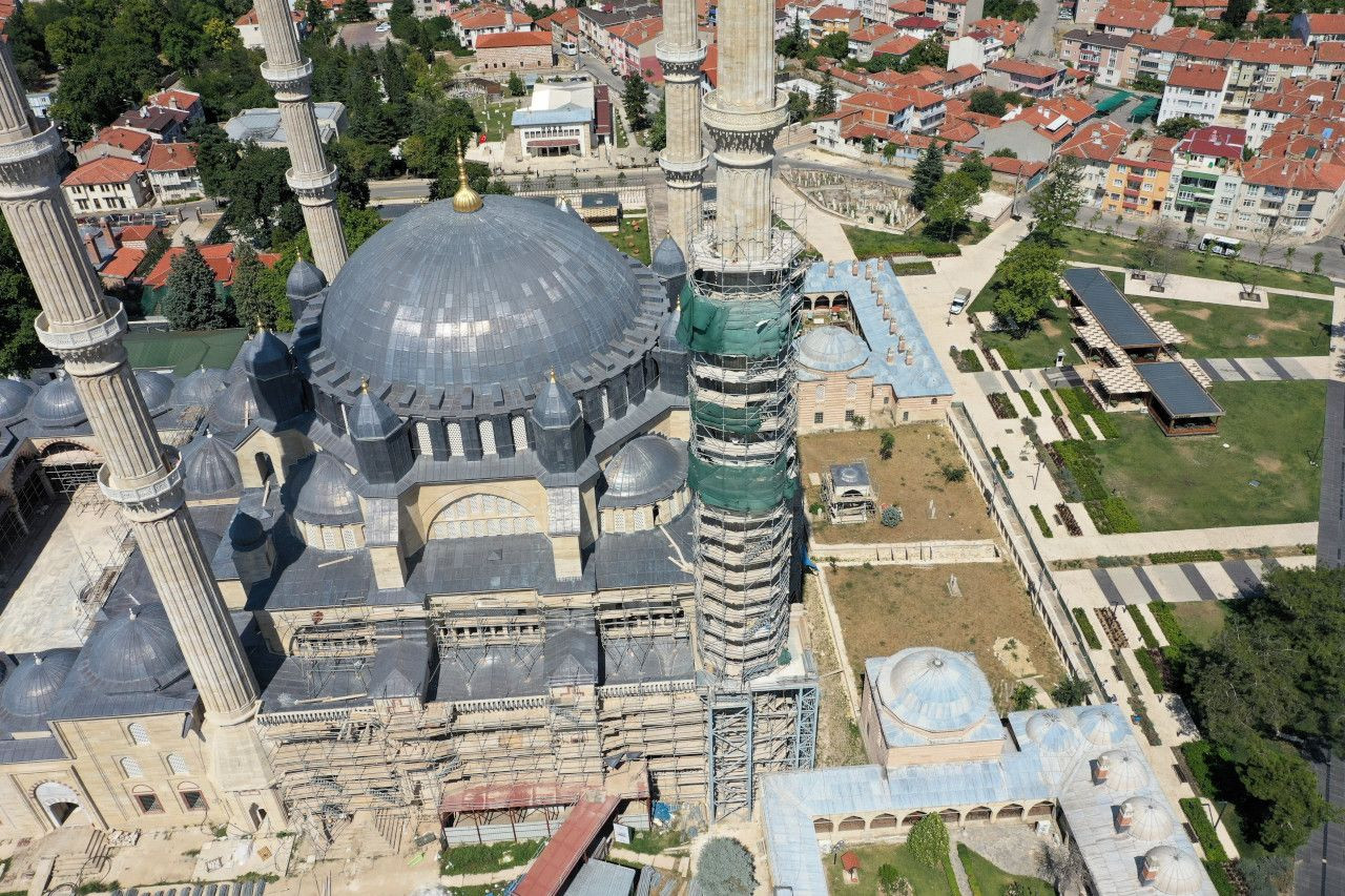 Selimiye Camisi'nin minarelerinde restorasyon tamamlandı - Sayfa 3