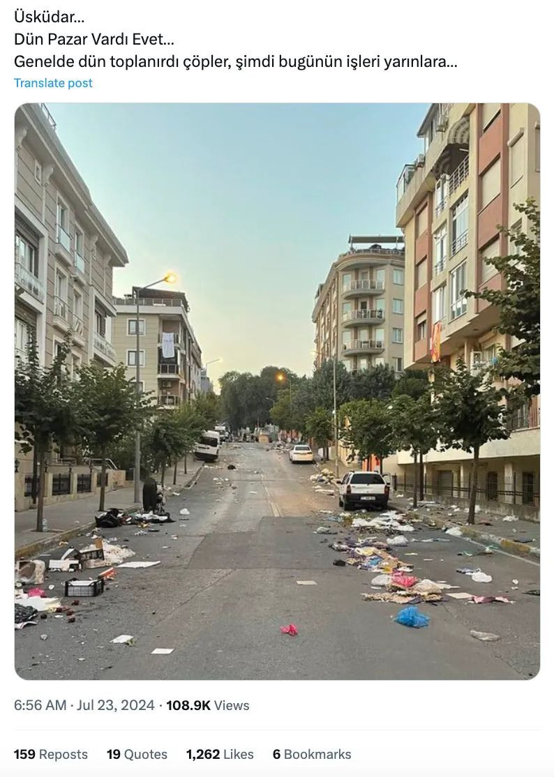Çöp dolu sokak fotoğrafı Üsküdar'da mı çekildi? - Sayfa 1