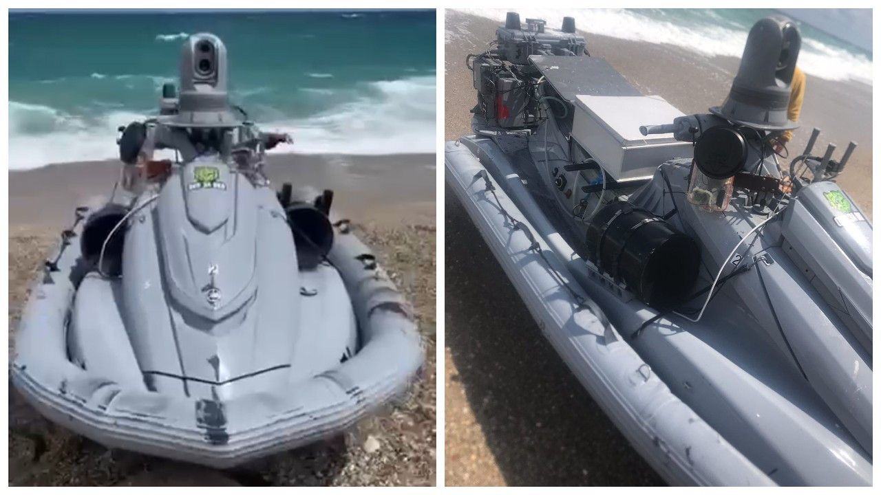 Çatalca'da insansız deniz aracı kıyıya vurdu