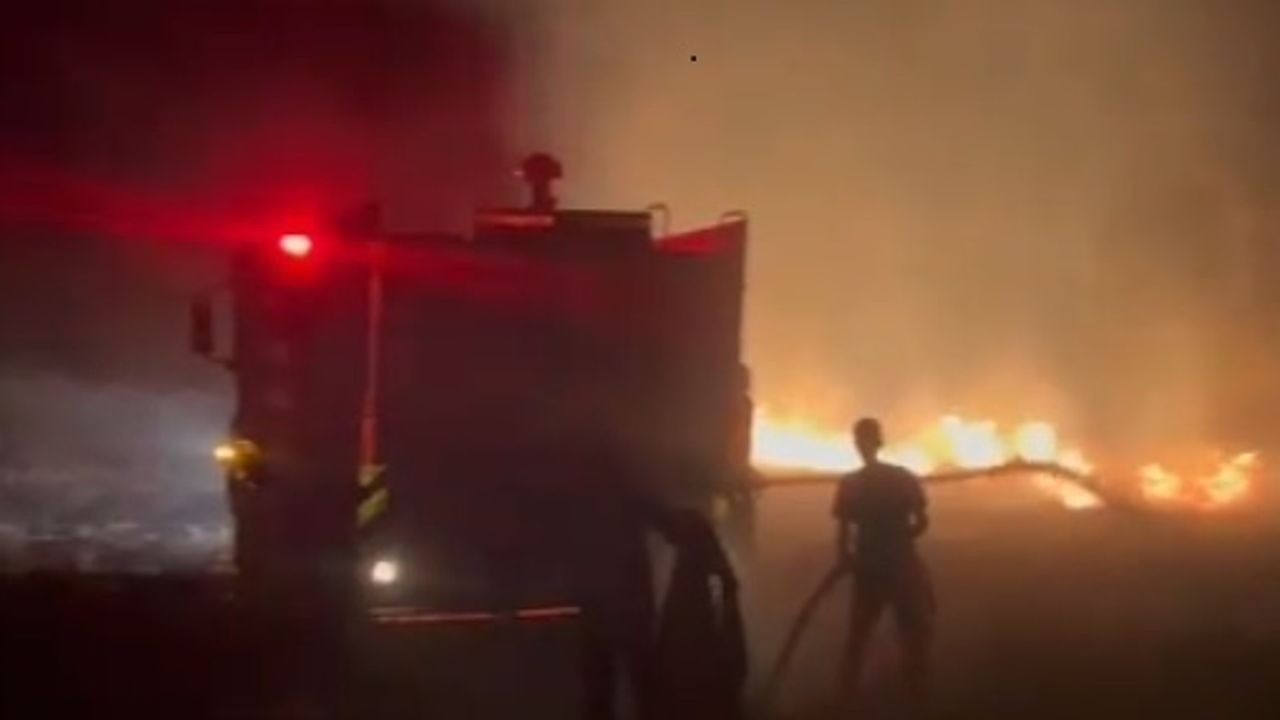 İdil'de 400 dönümlük anız yangını 7 saatte söndürüldü
